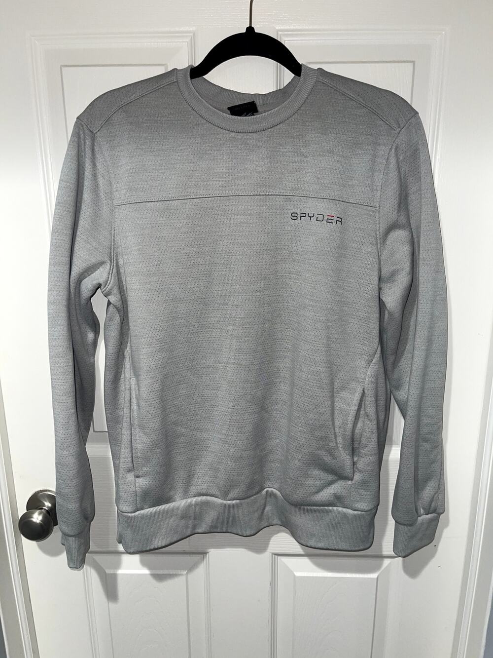Spyder Heather Gray Athletic Crewneck Sweatshirt